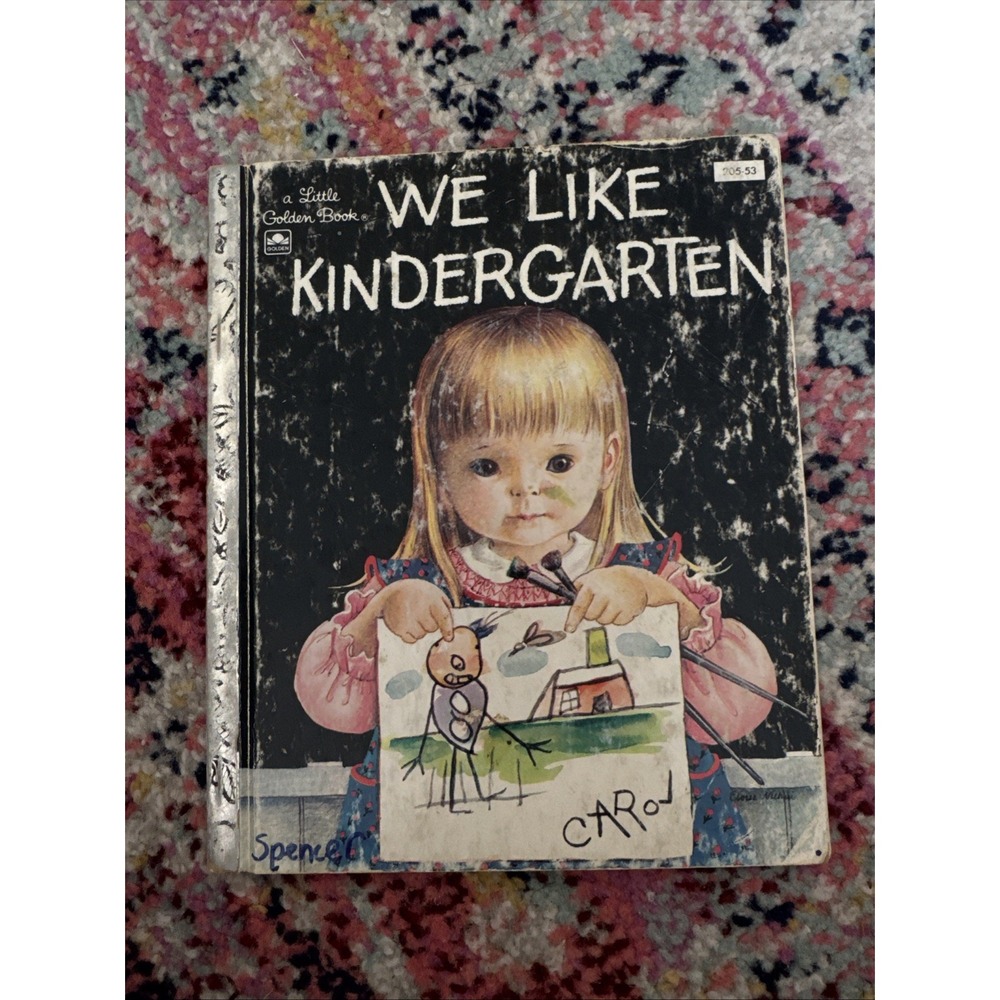 Vintage 1965 We Like Kindergarten A Little Golden Book‎